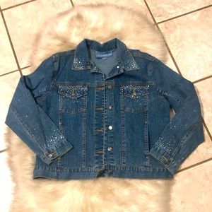🎉HP🎉Half Moon Bay Denim Bling Jacket